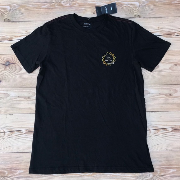 RVCA Black Cotton Tee - Picture 2 of 13